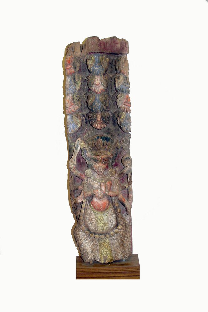 Temple Strut Fragment with Boar God, Varaha