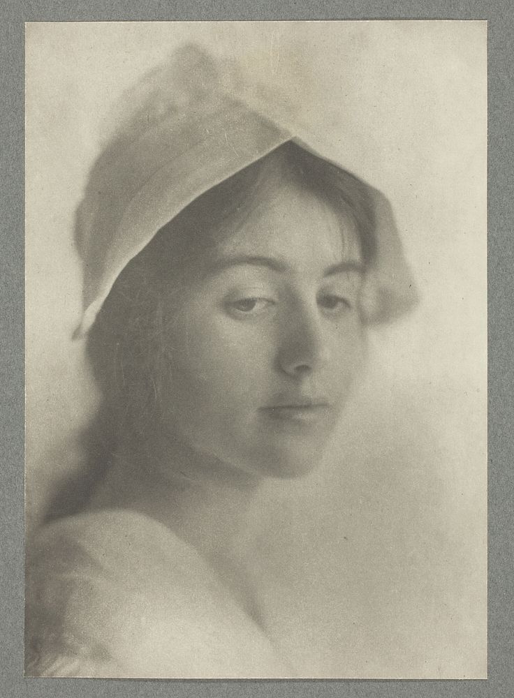 A Study Head, No. 14 from the portfolio "American Pictorial Photography, Series II” (1901) by Eva Lawrence Watson-Schütze