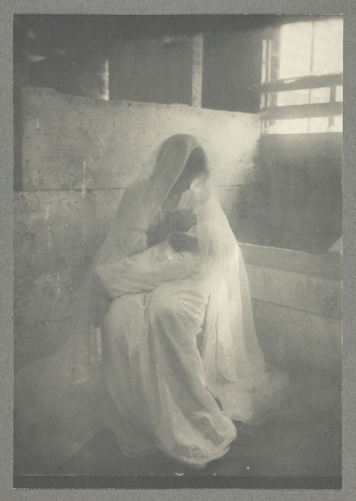 The Manger, No. 2 from the portfolio "American Pictorial Photography, Series II” (1901); edition 34/150 by Gertrude Käsebier