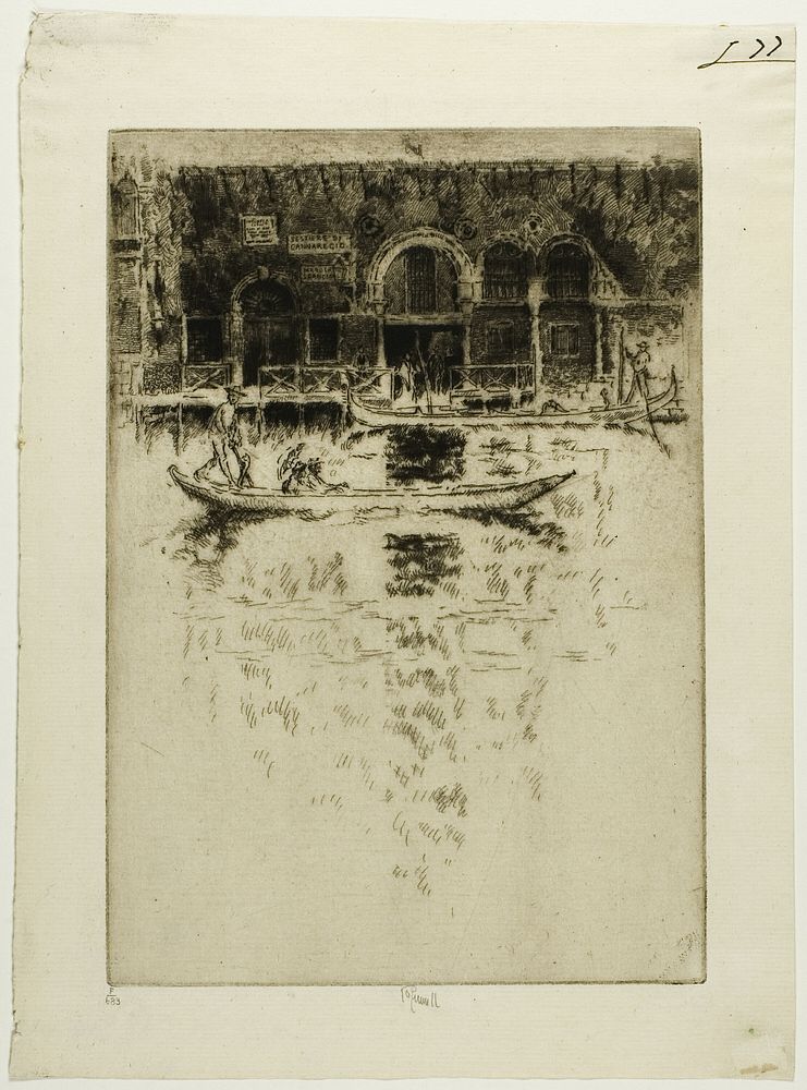 Byzantine Palace, Venice by Joseph Pennell