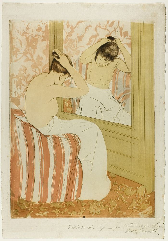 The Coiffure by Mary Cassatt