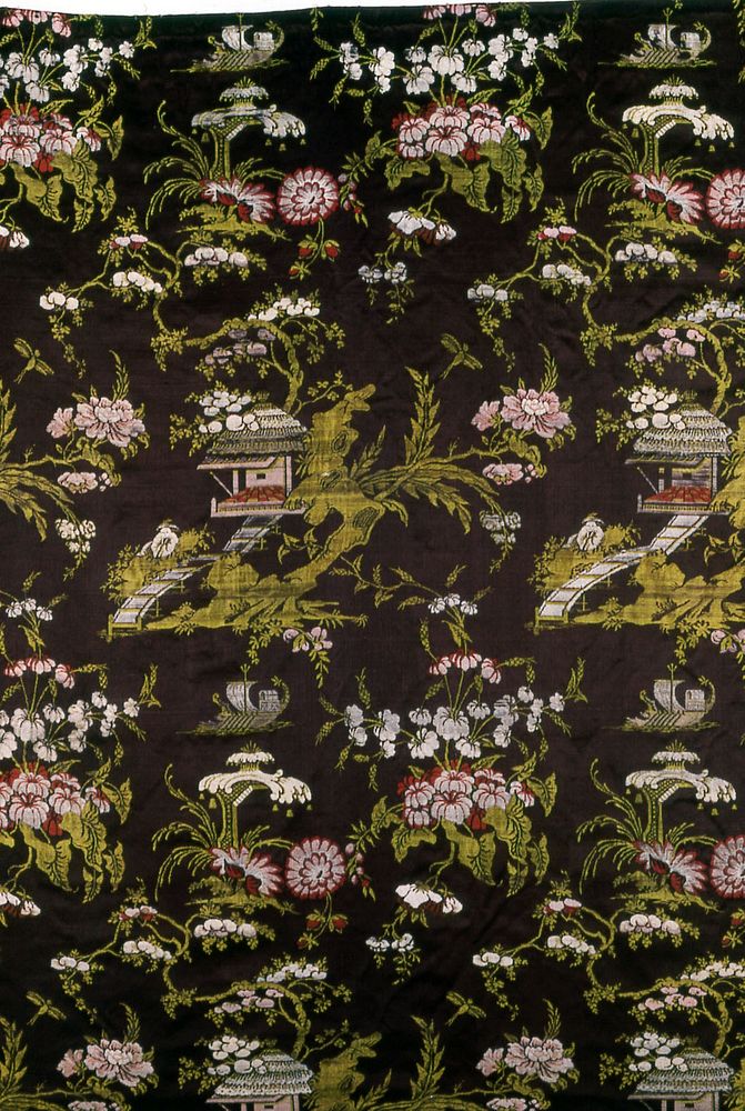 Panel (Furnishing Fabric) by Style of Jean Baptiste Pillement (Designer)
