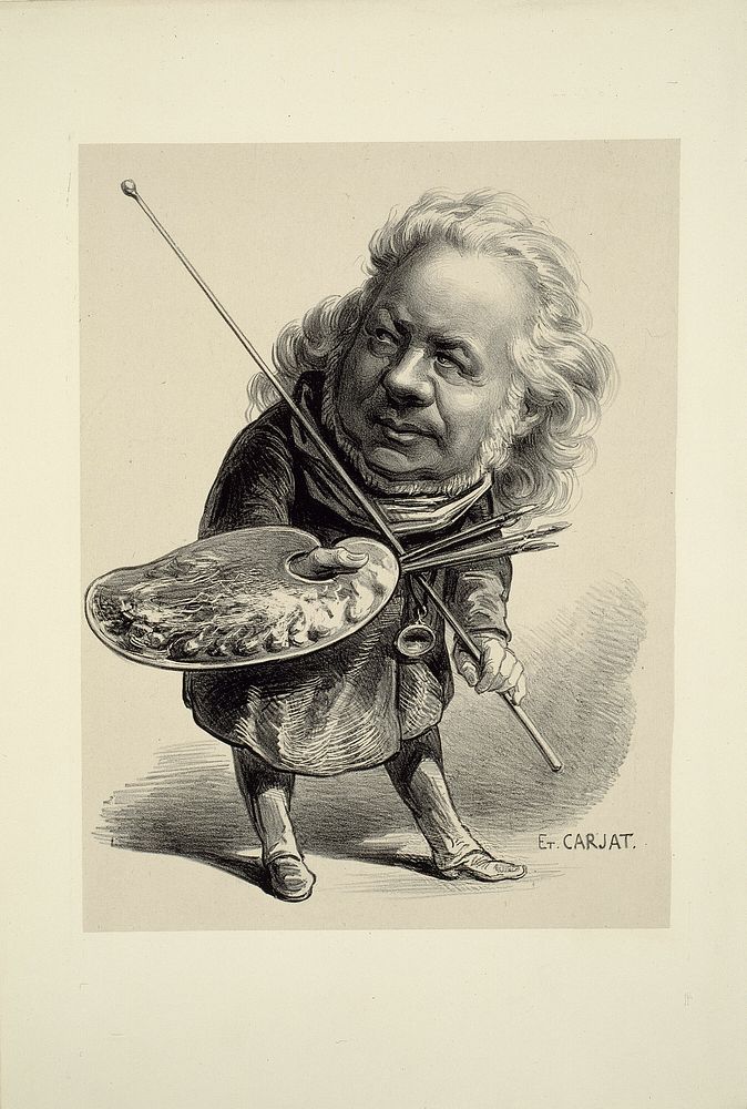 Portrait of Honoré Daumier by Etienne Carjat