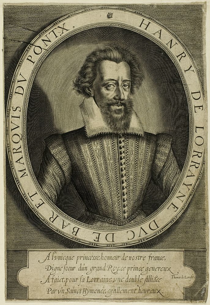 Henri II, Duc de Lorraine by Thomas de Leeuw