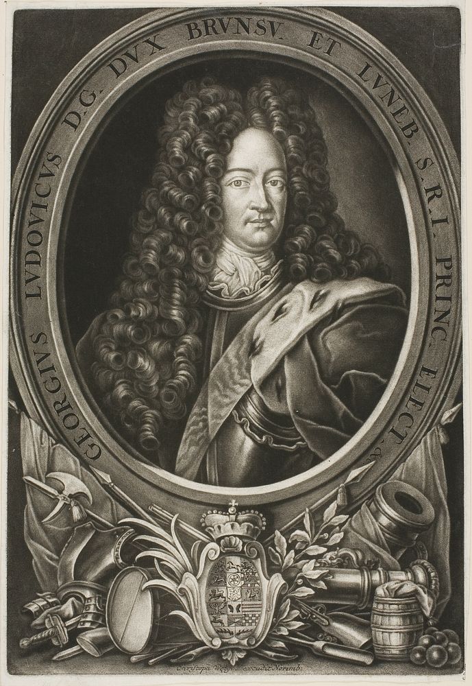 Georg Ludwig, Duke of Braunschweig by Christoph Weigel