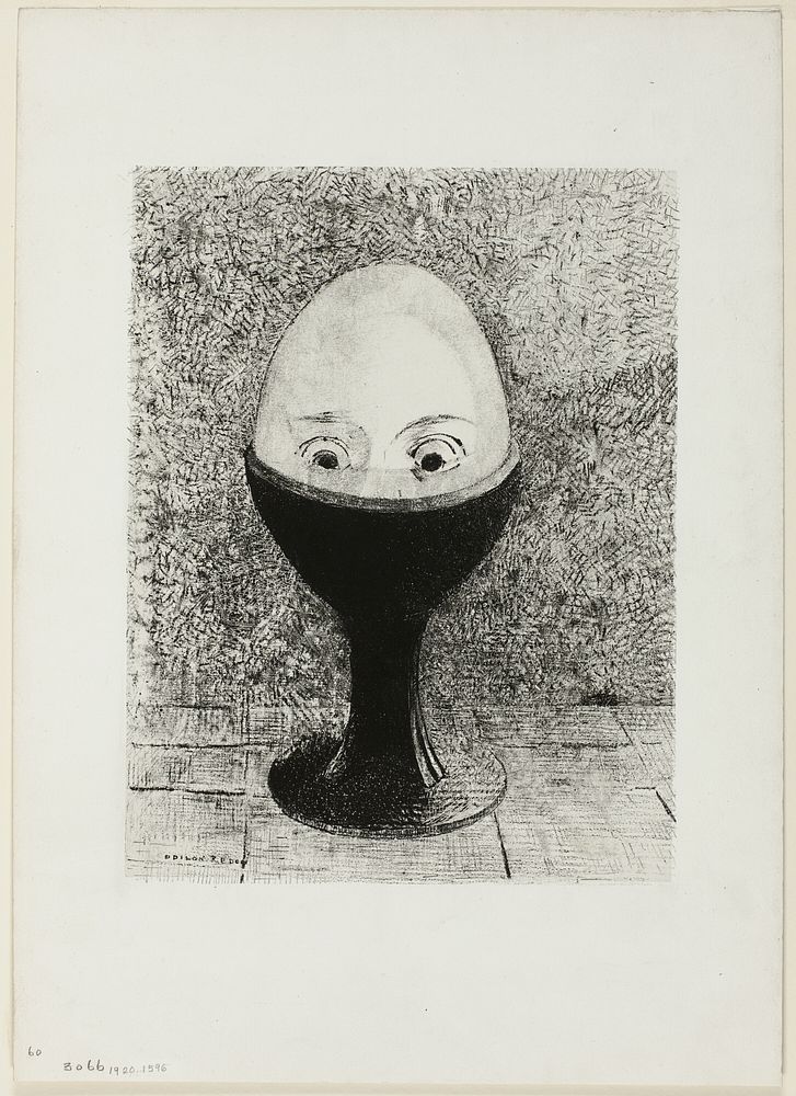 The Egg by Odilon Redon