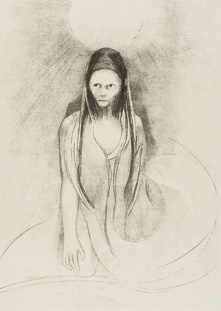 Intelligence was Mine! I Became the Great Buddha!, plate 12 of 24 by Odilon Redon