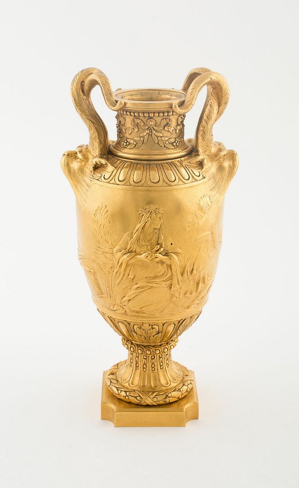 Vase with Sacrifice Scene by Ferdinand Barbedienne