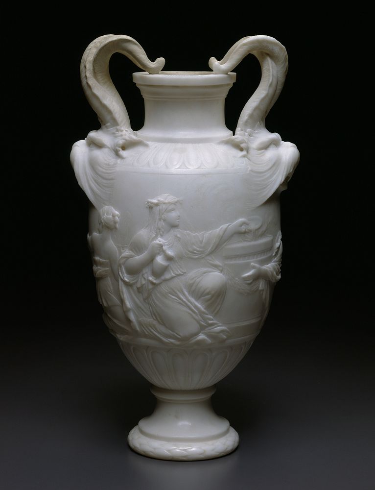 Vase by Clodion, (Claude Michel)