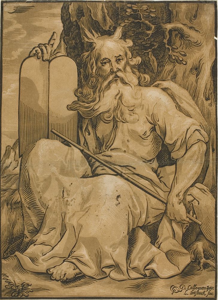 Moses with the Tables of the Law by Ludolph Büsinck