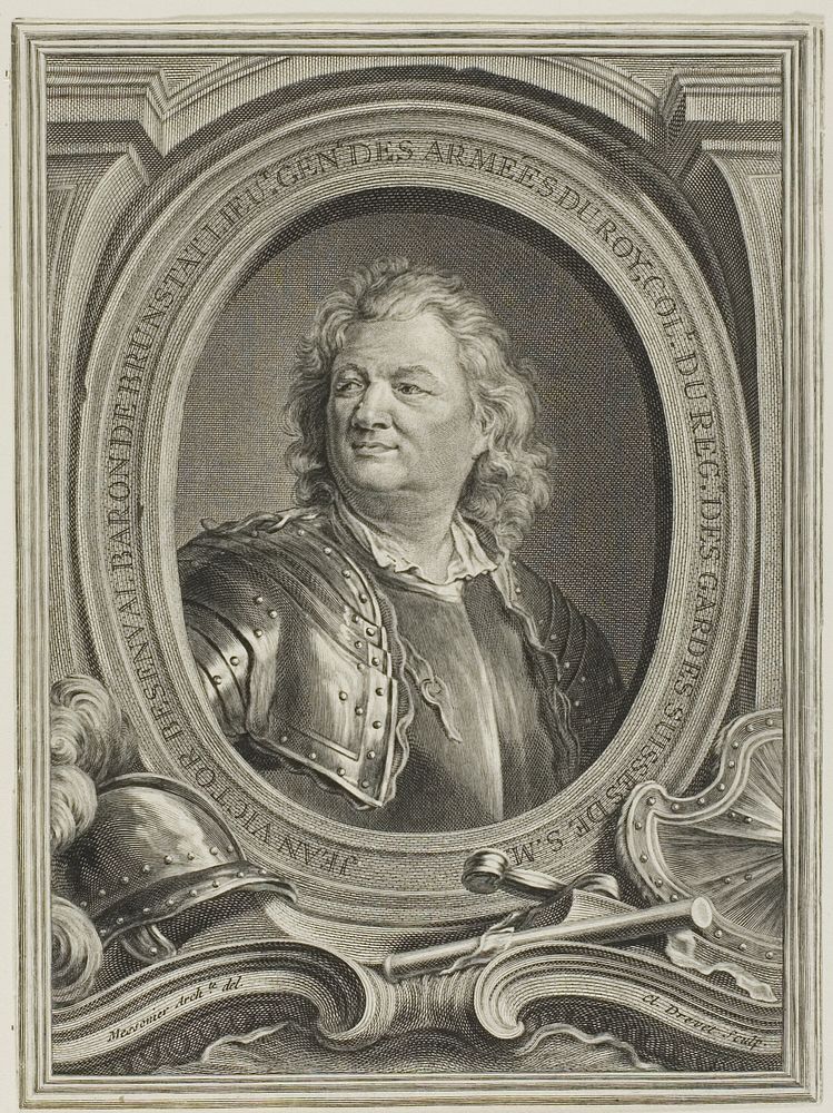 Portrait of Jean-Victor, Baron de Besenval by Claude Drevet