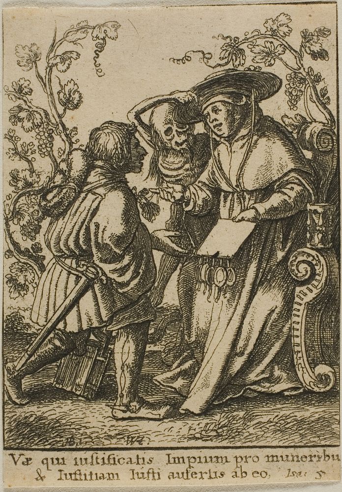 The Cardinal and Death by Wenceslaus Hollar