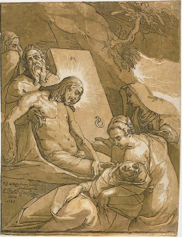 The Entombment by Andrea Andreani