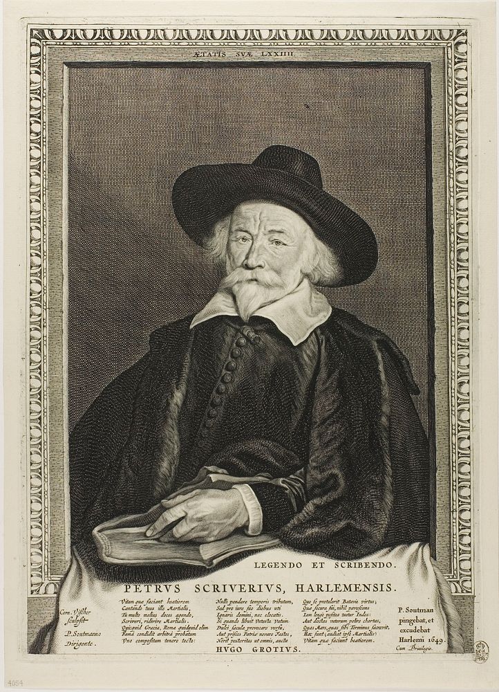 Peter Scriverius by Cornelis Visscher