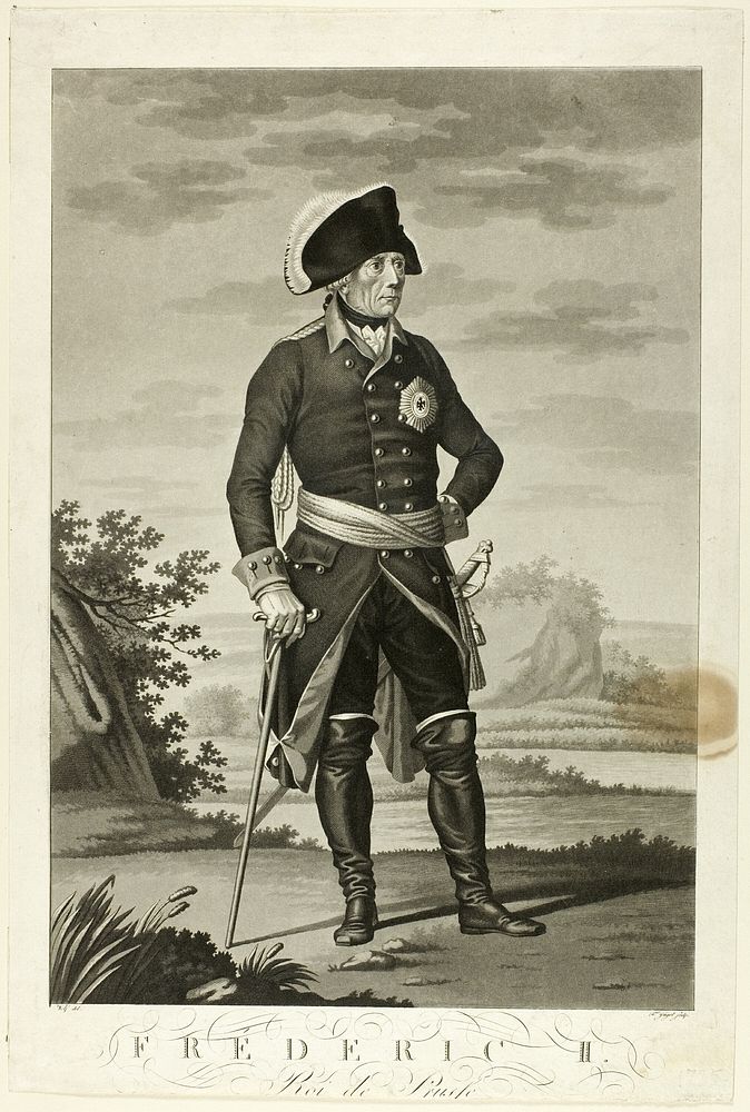 Frederick II, Roi de Prusse by Johann Friedrich Jugel