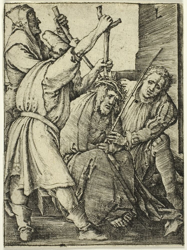 Christ Crowned with Thorns by Lucas van Leyden