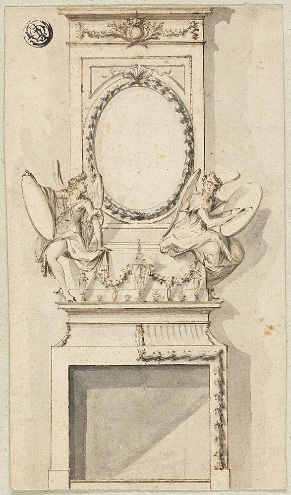 Design for a Chimney Piece by Charles Alfred Stothard