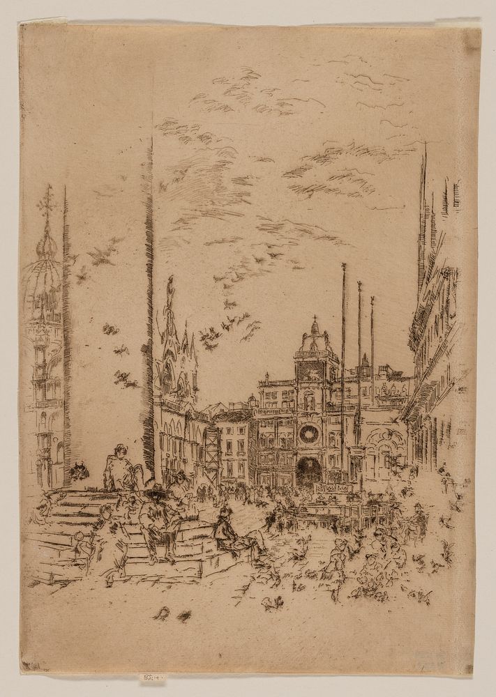 The Piazzetta by James McNeill Whistler