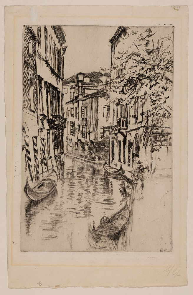 Quiet Canal by James McNeill Whistler