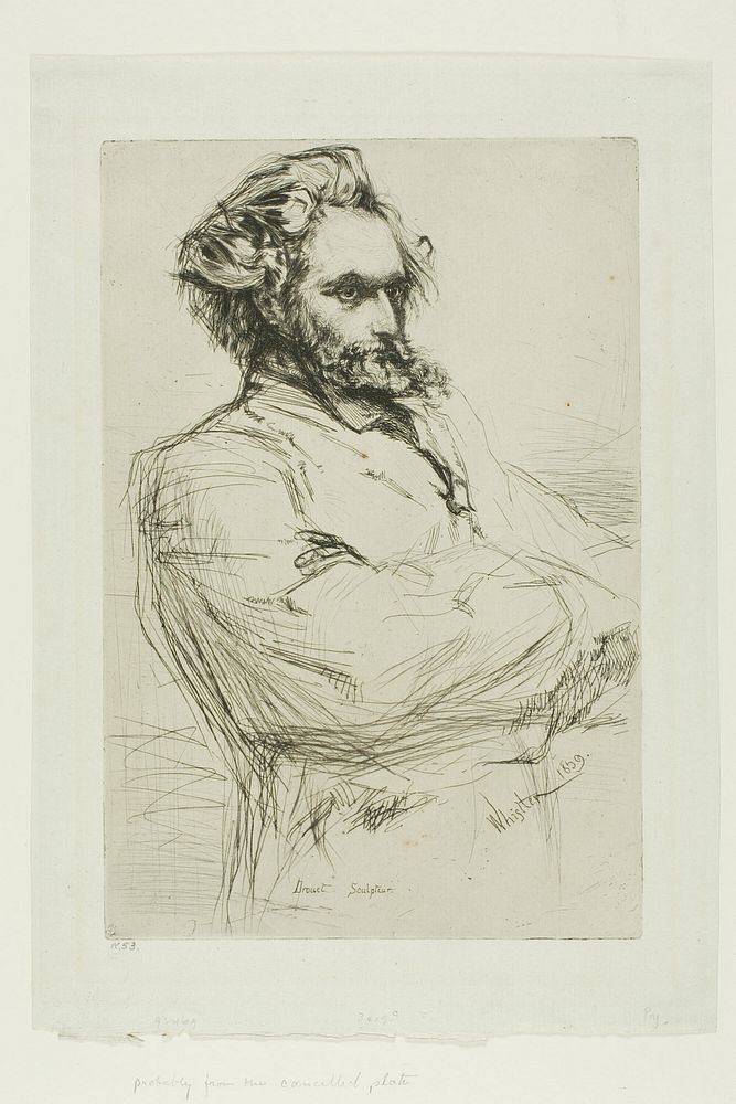 C. L. Drouet, Sculptor by James McNeill Whistler