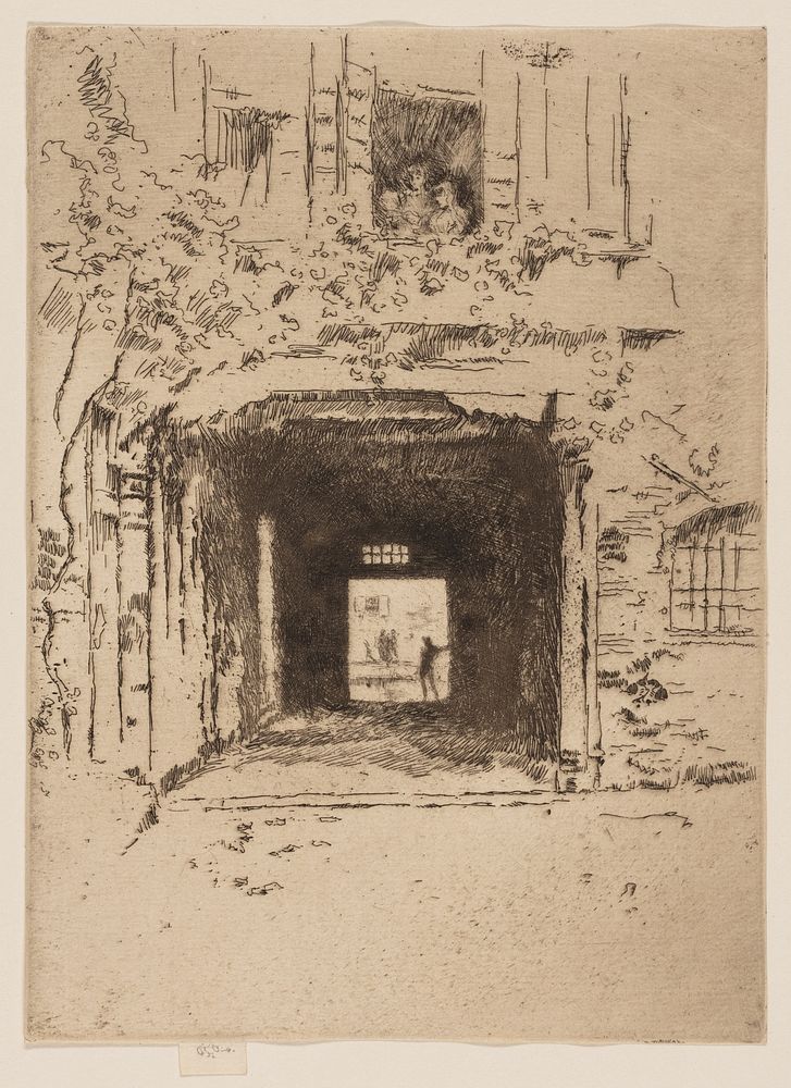 Doorway and Vine by James McNeill Whistler