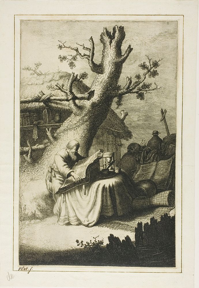 Saint Jerome by Jan Georg van Vliet