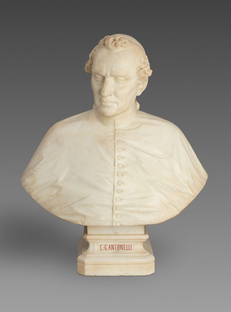 Bust of Cardinal Giacomo Antonelli by Jean Baptiste Clésinger, called Auguste