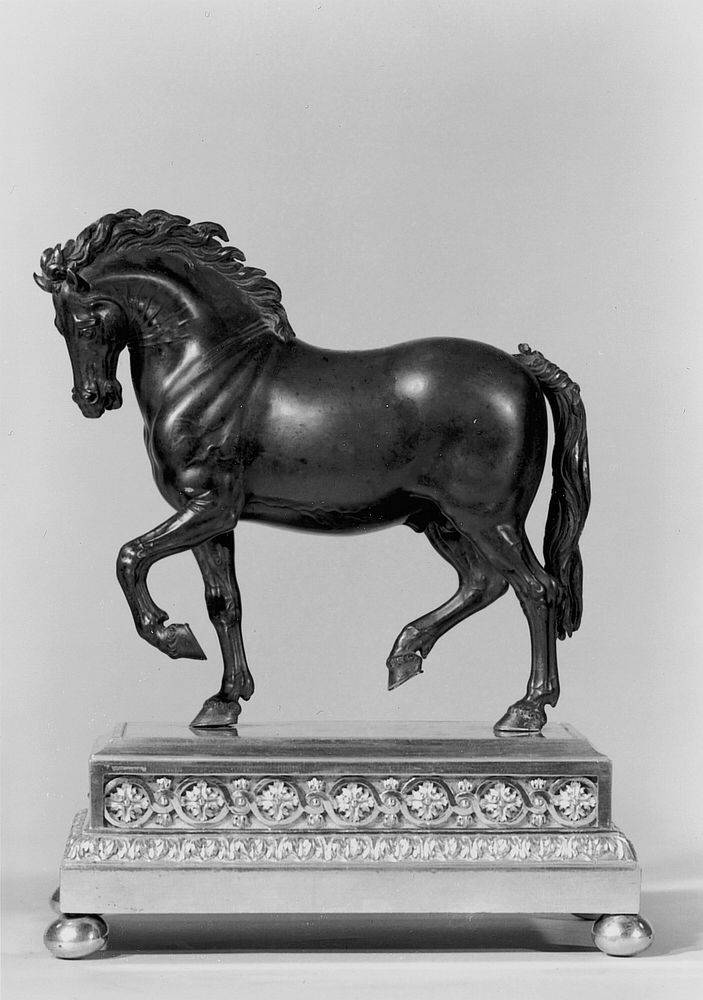 Pacing Horse (one of a pair) by Giovanni da Bologna