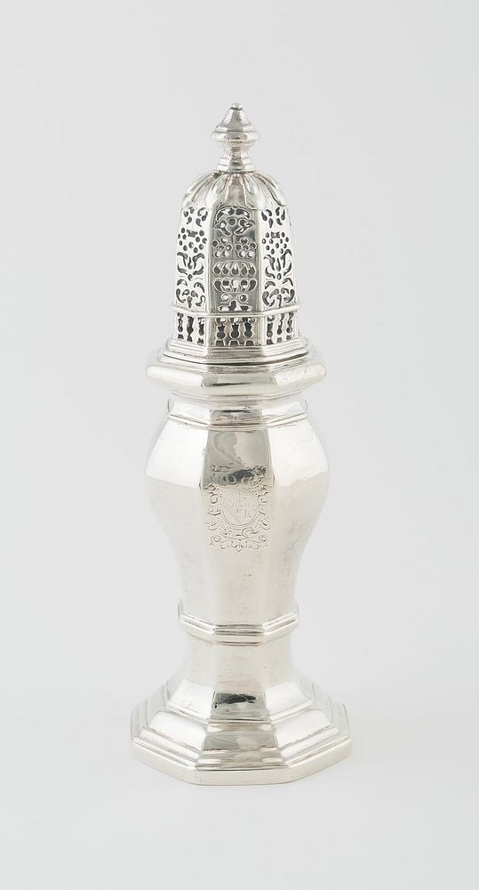 Canister (one of three) by Edward Workman (Silversmith)