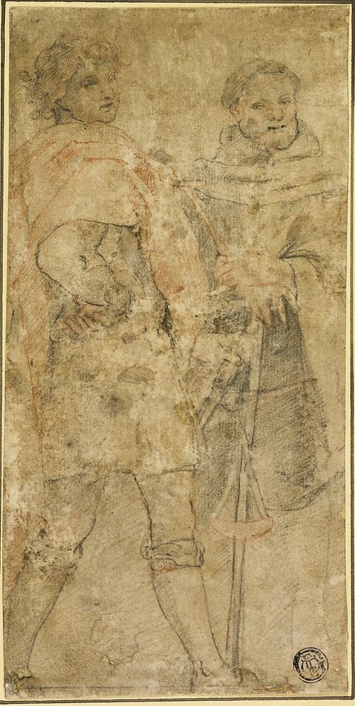 Saint Michael and San Giovanni Gualberto by Andrea del Sarto