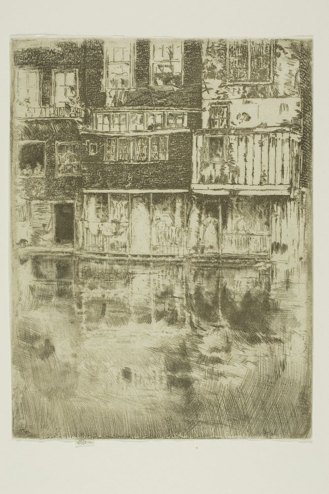 The Square House, Amsterdam by James McNeill Whistler
