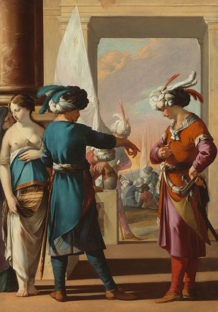 Panthea, Cyrus, and Araspas by Laurent de La Hyre