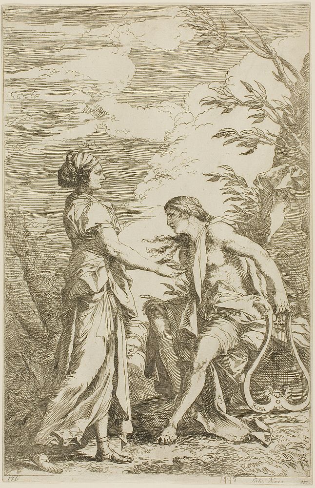 Apollo and the Cumean Sybil by Salvator Rosa