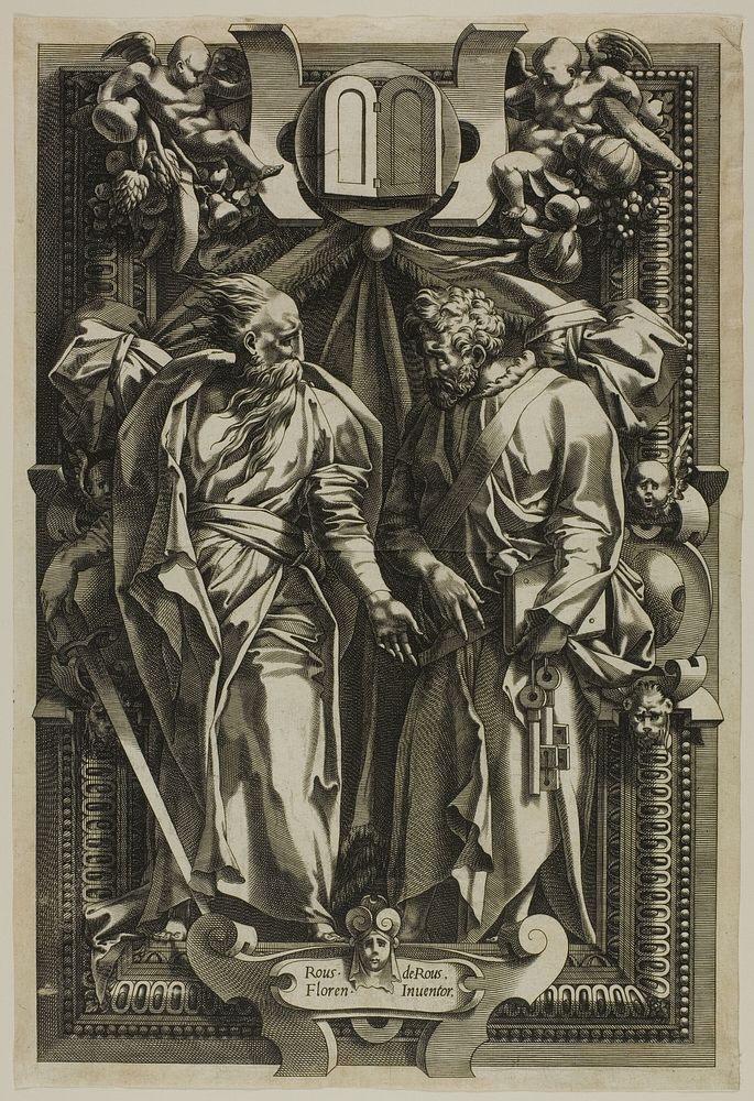 Saint Paul and Saint Peter by René Boyvin