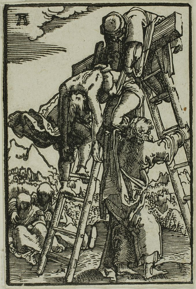 The Descent from the Cross, from The Fall and Redemption of Man by Albrecht Altdorfer