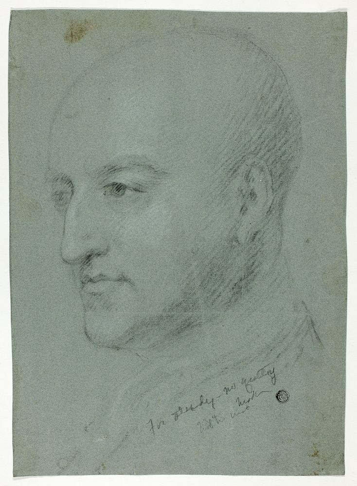 Head of a Man (recto); Head of a Woman (verso) by Jonathan Richardson, the elder
