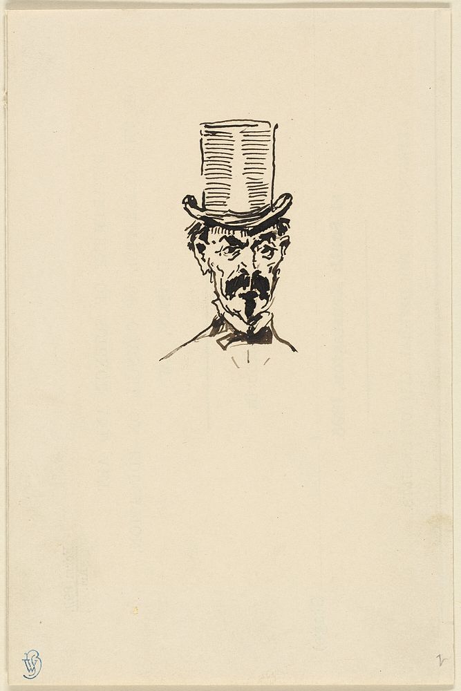 Man in a Top Hat by James McNeill Whistler