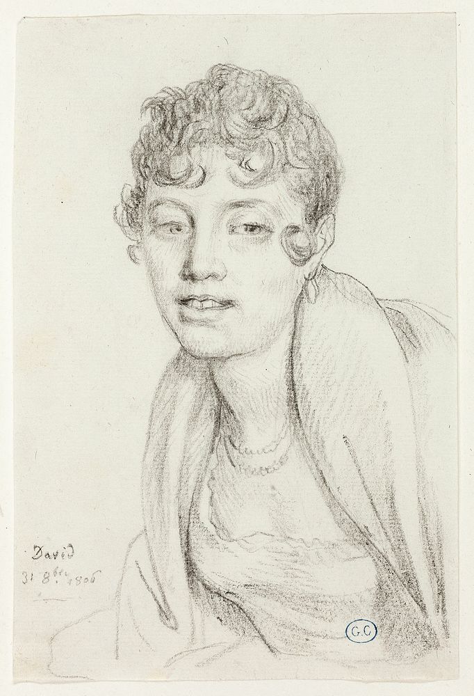 Bust of Angelique Mongez by Jacques Louis David