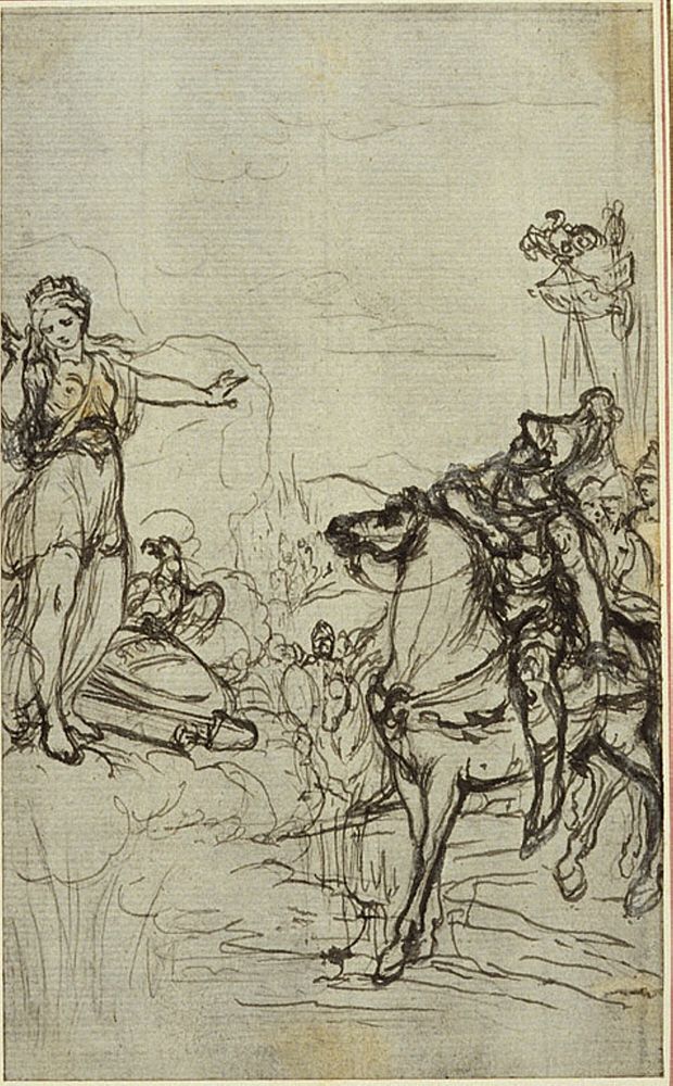 Study for Lucain's "La Pharsale", Canto I by Hubert François Gravelot