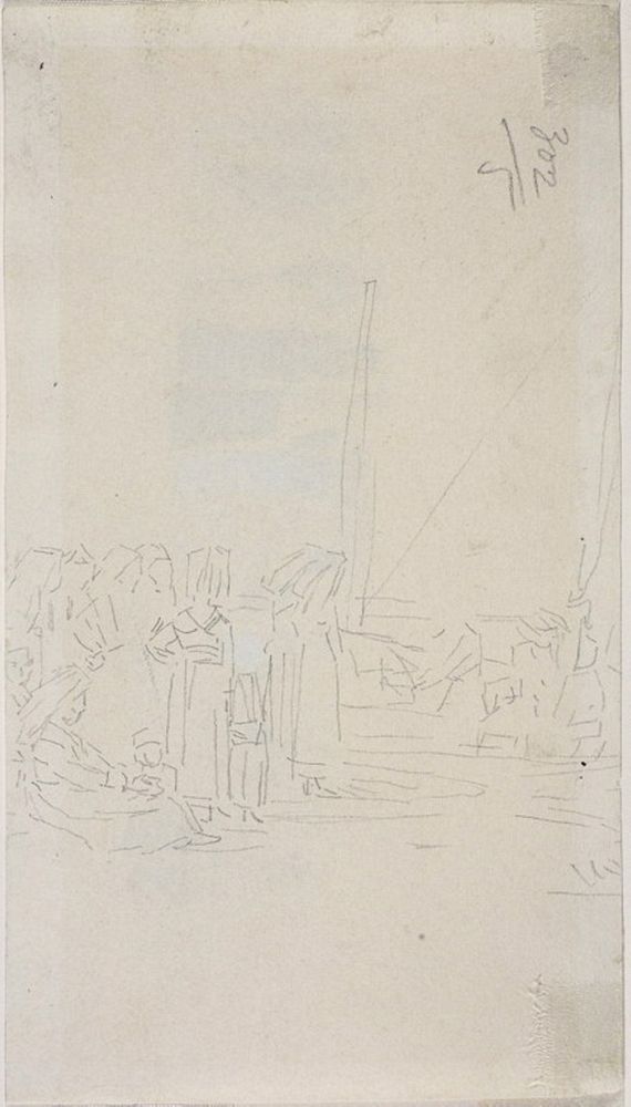 Breton Women on the Beach by Eugène Louis Boudin