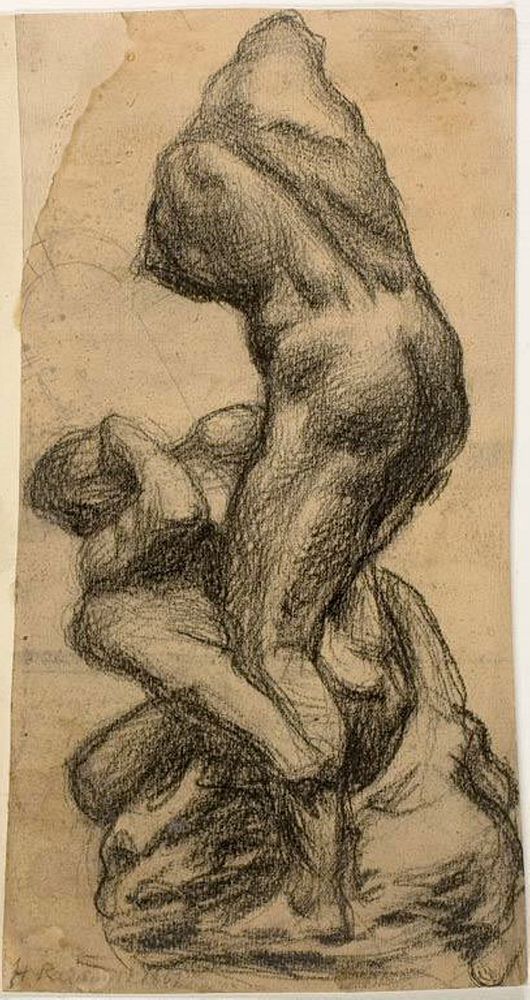 Two Struggling Figures by Michelangelo Buonarroti