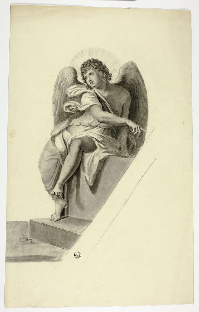 Angel Seated by Tomb by Elizabeth Murray