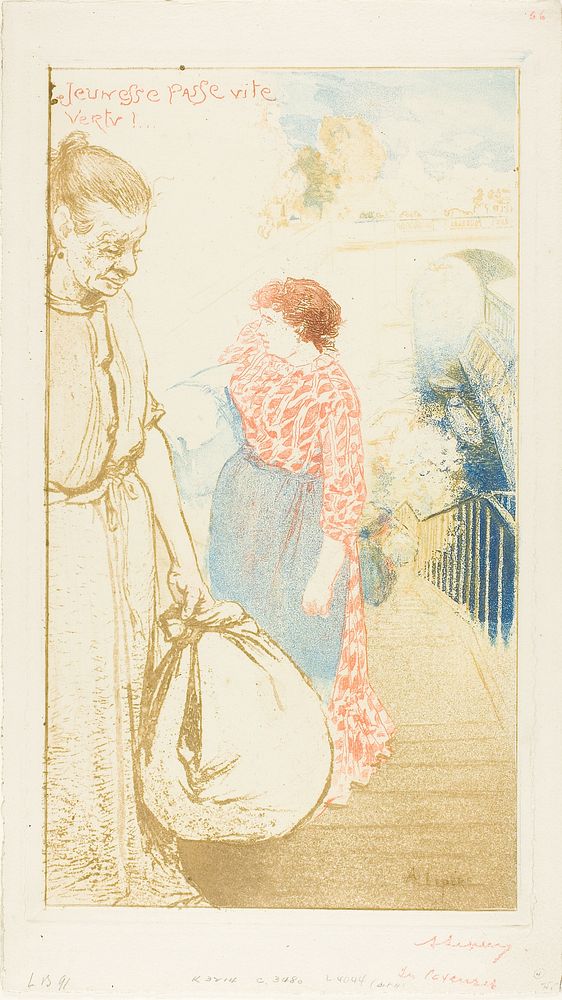 The Laundresses by Louis Auguste Lepère