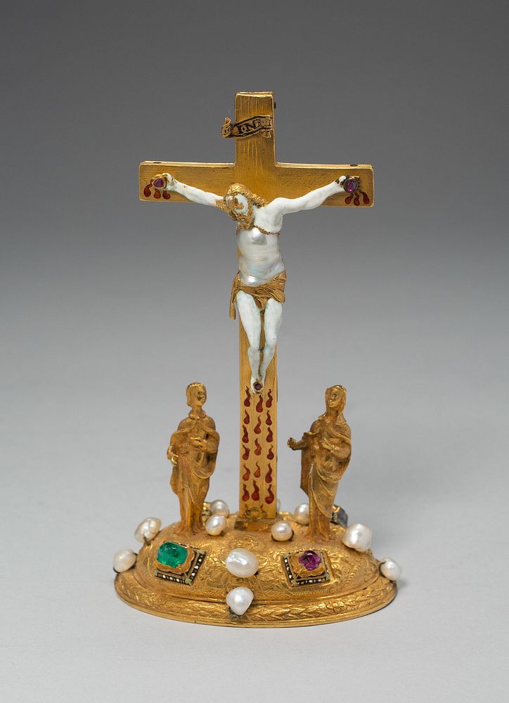 Christ on the Cross with the Virgin and Saint John the Evangelist