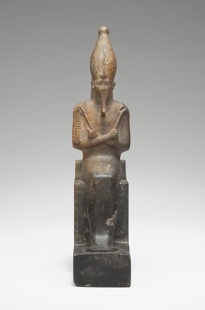 Statuette of Osiris by Ancient Egyptian