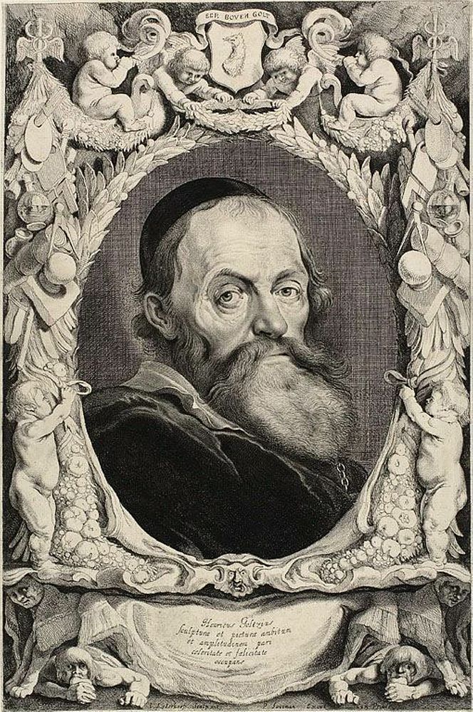 Portrait of Hendrik Goltzius by Jonas Suyderhoef