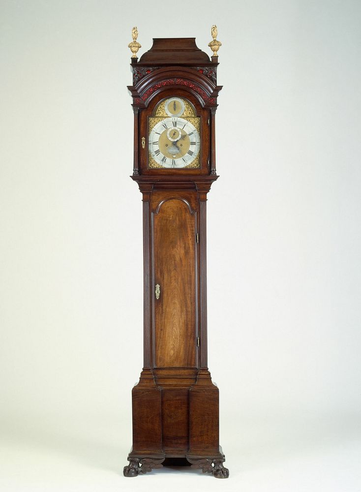 Tall Case Clock by Thomas Hughes (Movement Maker)