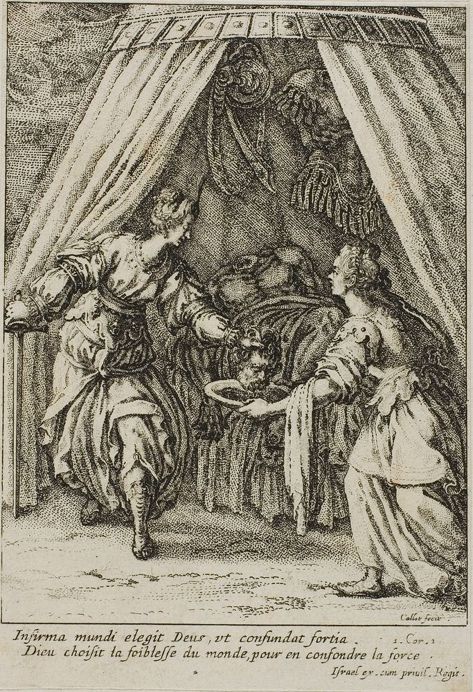 Judith with the Head of Holofernes by Jacques Callot