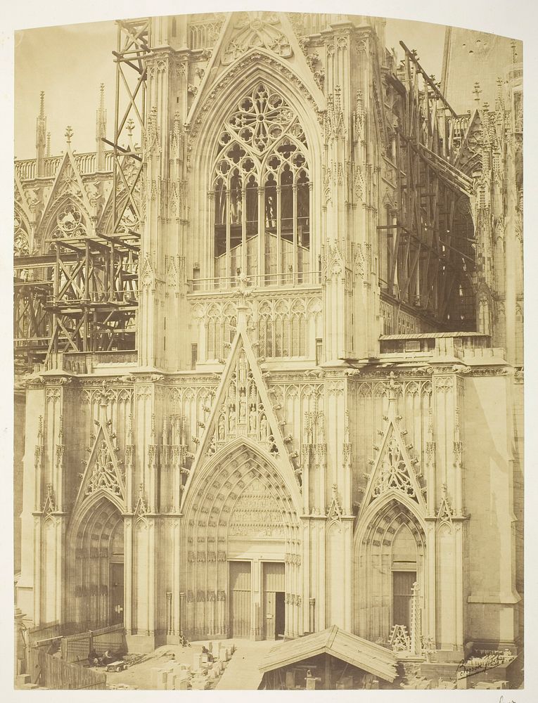Cologne Cathedral, South Transept by Bisson Frères