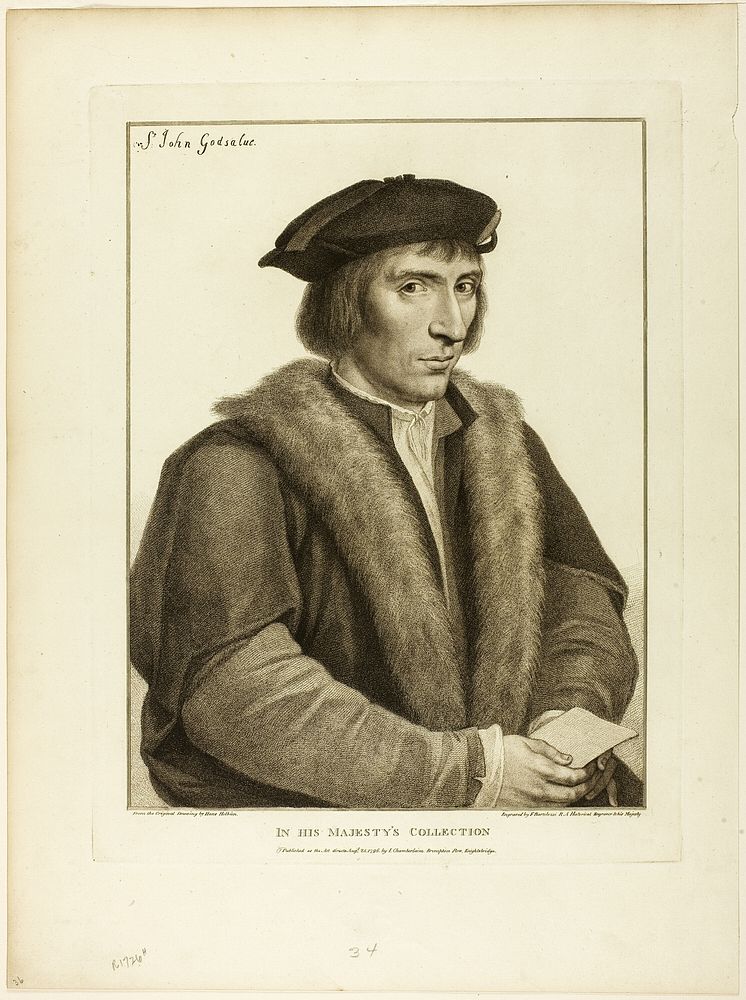 Sir John Godsalve by Francesco Bartolozzi